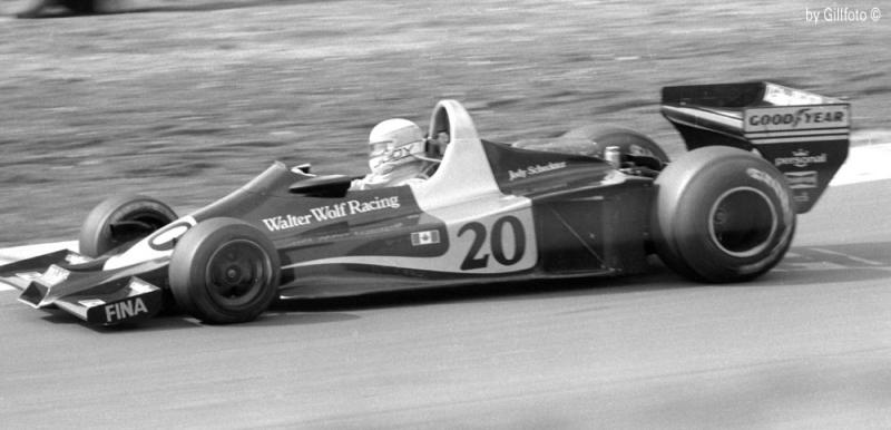 Page 4 of 4 — Gillfoto, Jody Scheckter in the Walter Wolf F1 at Brands Hatch, 1977, Wikimedia Commons, CC BY-SA 3.0.