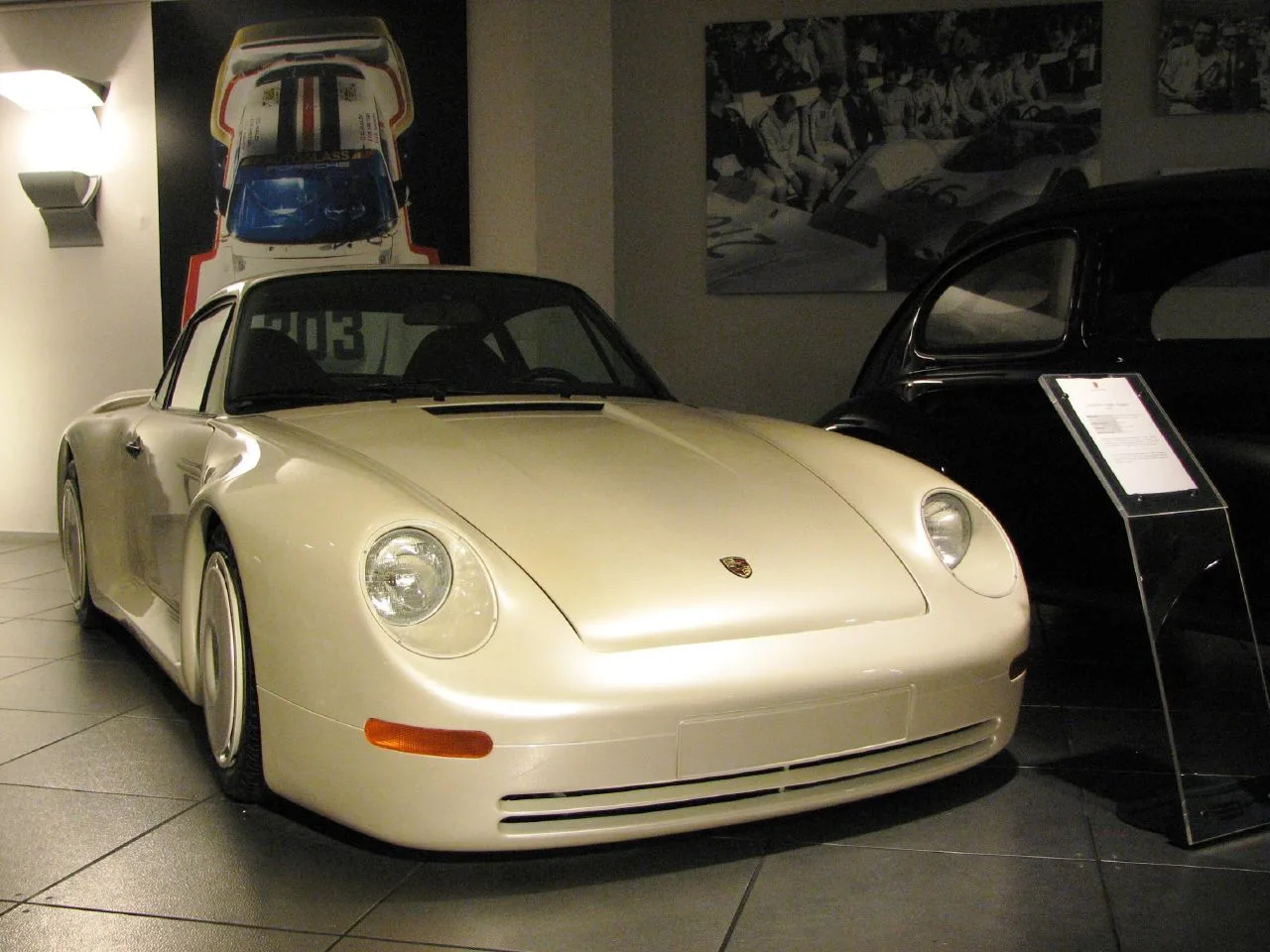 The Porsche 'Gruppe B' concept shown at the 1983 Frankfurt Motor Show, the direct precursor to the production 959 and the first public sighting of the shape Csaba Csere would test four years later.